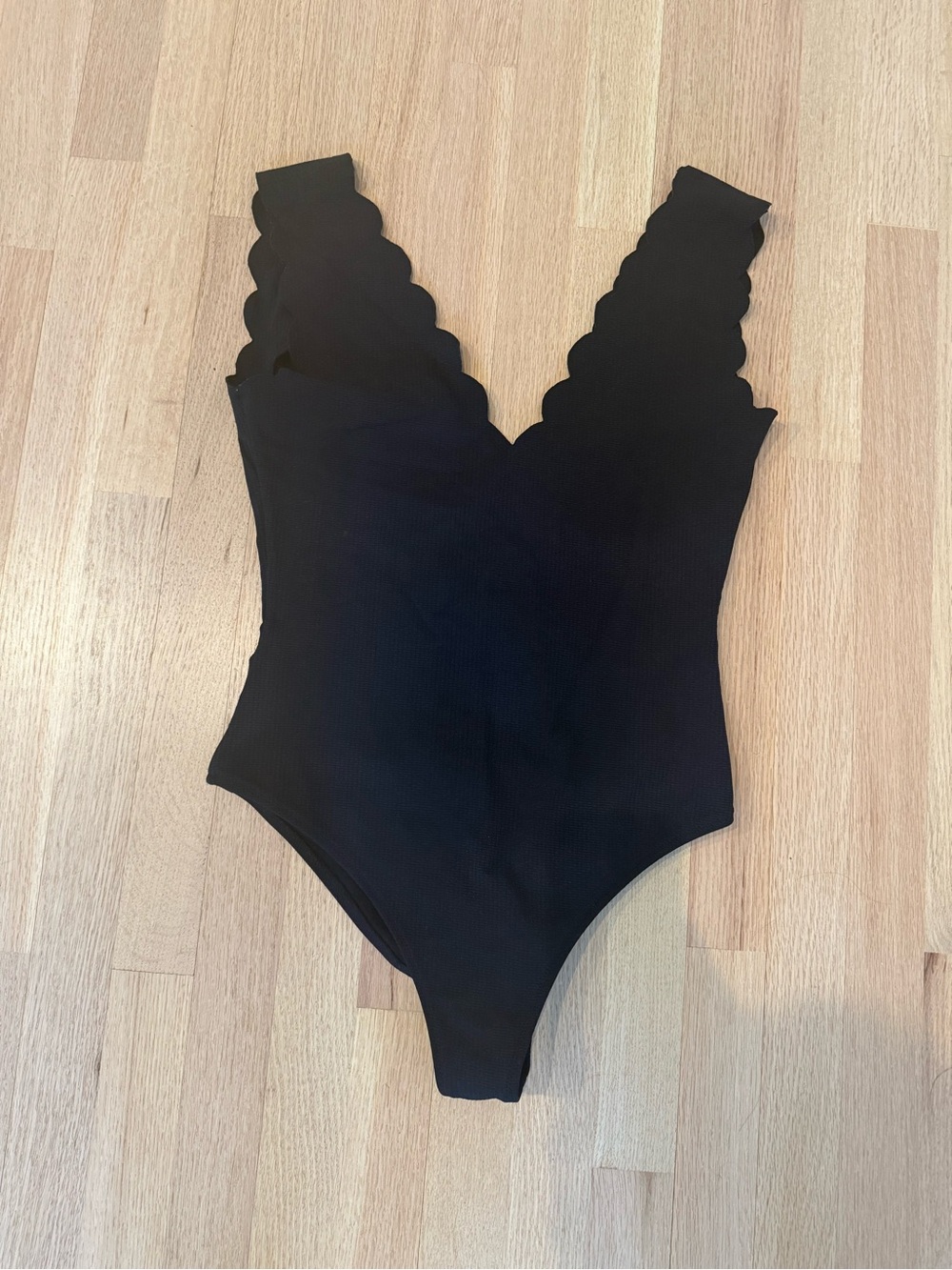 Marysia Swim Black Textured One-Piece